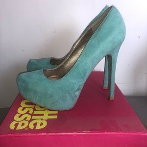 Suede High heels